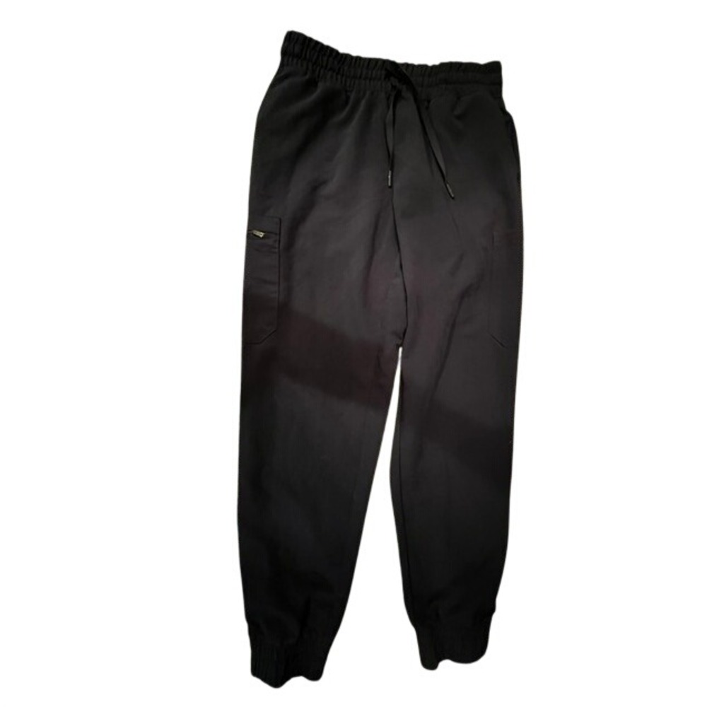 Jaanuu Scrub Joggers Women Small Navy Blue Cargo Pocket Performance Workwear